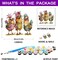 Paint by Numbers for Adults Beginners - Paint by Number Chicken,DIY Acrylic Paint by Numbers Kits on Canvas Chickens, Drawing Colorful Paintworks Artwork for Adults Beginner,14x14inch